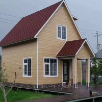 Prefab Wooden House Villa Cheap Prefab Home Log Cabin Tiny House